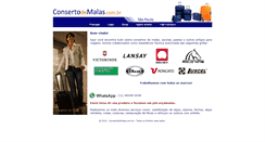 Desktop Screenshot of consertodemalas.com.br