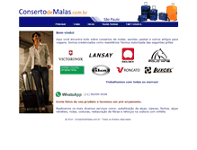 Tablet Screenshot of consertodemalas.com.br